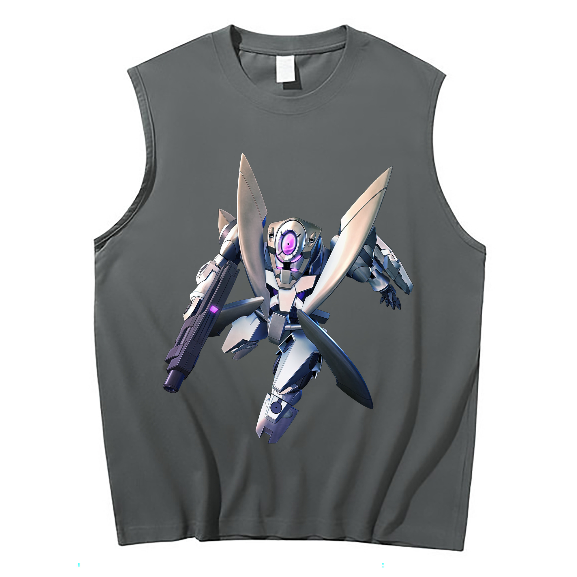 （画像用） 機動戦士ガンダム Mobile Suit Gundam コットン100％タンクトップ（フロントプリント）